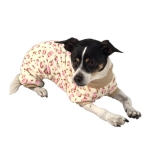 Blue/Grey dog fleece pajmas